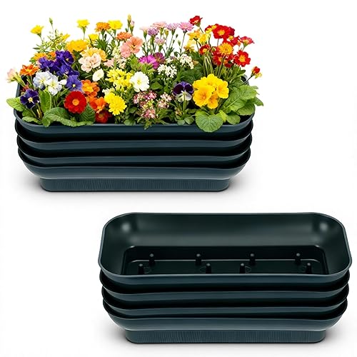 12 PCS Floral Arrangement Bowls, Square Floral Bowls, Fresh Artificial