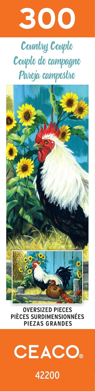 Ceaco - Country Couple - 300 Oversized Piece Jigsaw Puzzle