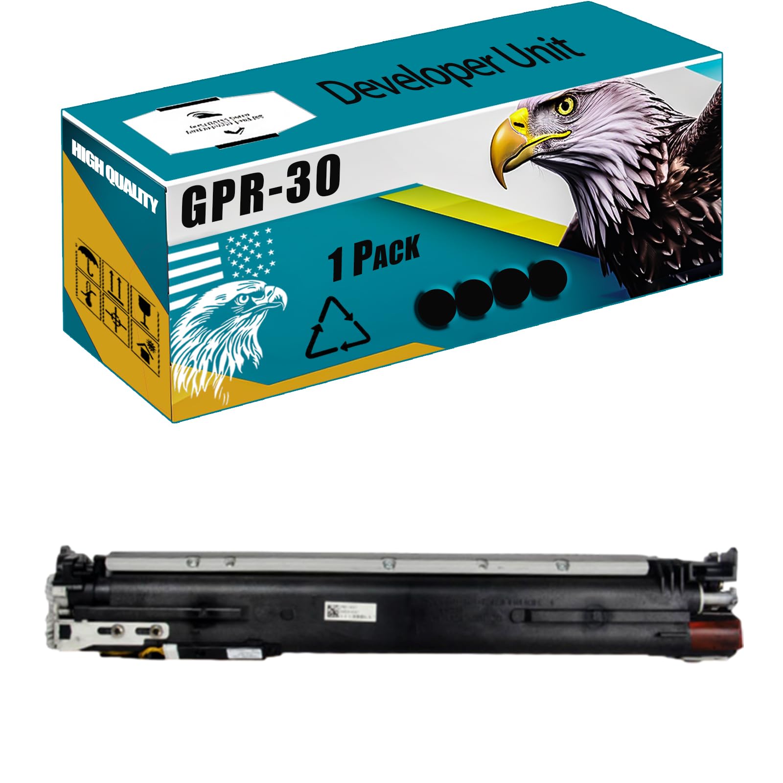 GPR-30 Developer Unit Compatible for Canon imageRUNNER Advance C5045 C5051 C5250 C5255 Printers, High Production Replacement (Black)