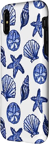 Miniatura 8 de Funda azul para iPhone 11 Pro Max Coastal Nieta Preppy Sea Shells Nautical Beach