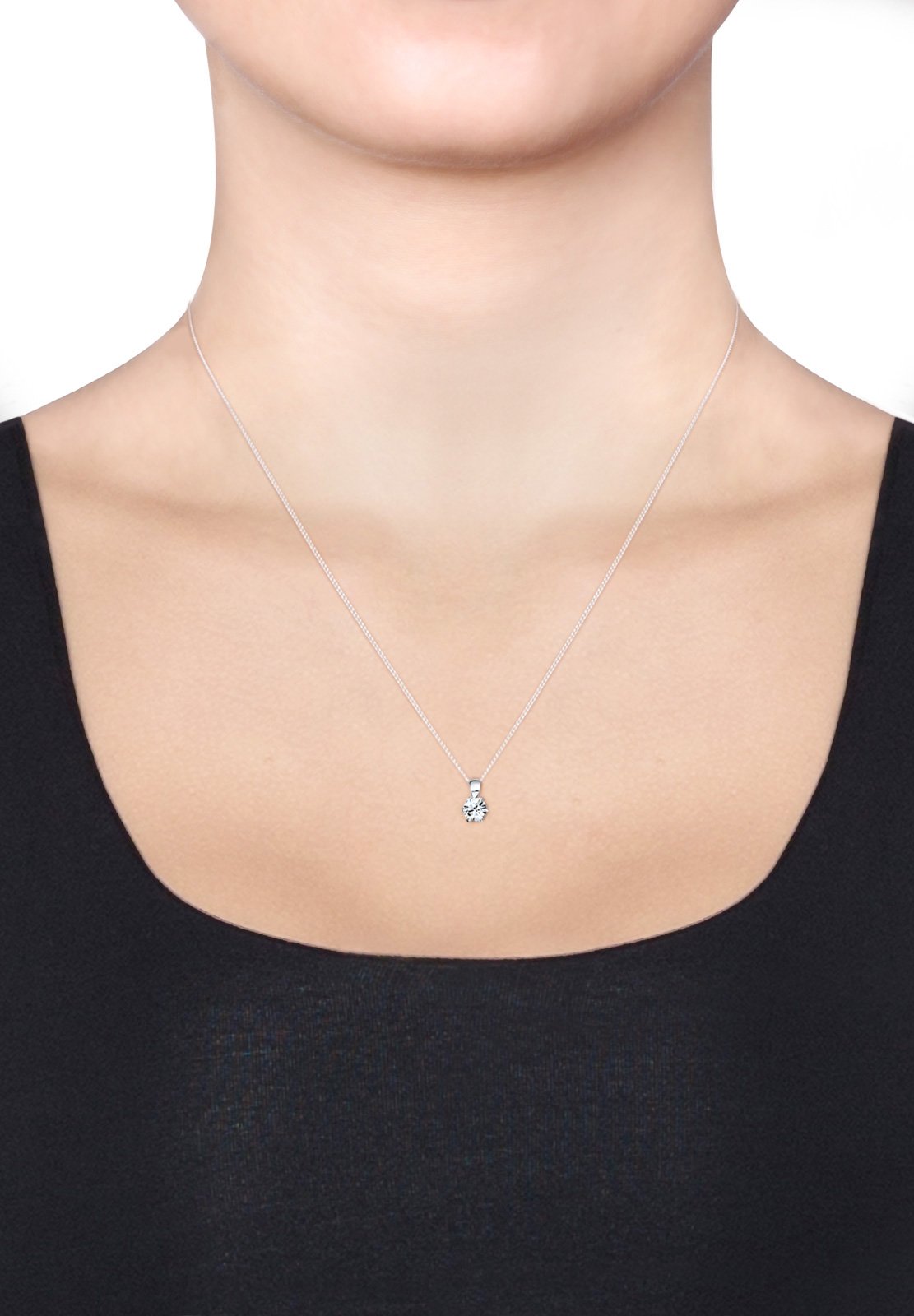Elli Kobiety Schmuckset Basic Zestaw Biżuterii, Srebrny, 3 Elementy