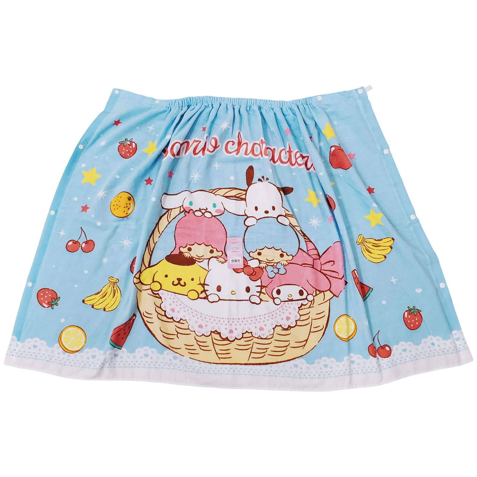 サンリオ キティ ハイビスカス トロピカル フルーツ ラップタオル レトロ サンリオ キティ ハイビスカス トロピカル フルーツ ラップ