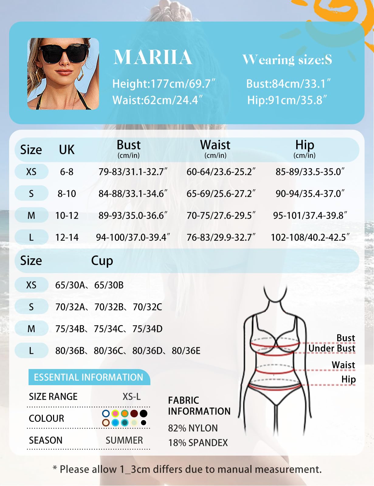 Nadeer Bikini Mujer Sexy Traje de Baño de Dos Piezas Halter Triángulo Bikini Top Cintura Baja Tanga Bañador Ropa de Playa