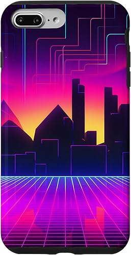 Miniatura 10 de Funda para iPhone 12 mini Retrowave 80s City Vaporwave Synthwave