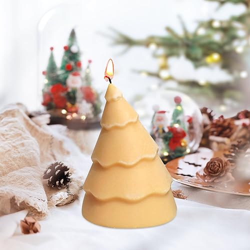 Miniatura 2 de awakentti Molde de vela de árbol de Navidad 3D, molde de silicona para hacer velas, molde de fundición de resina, molde de jabón de pino de Navidad
