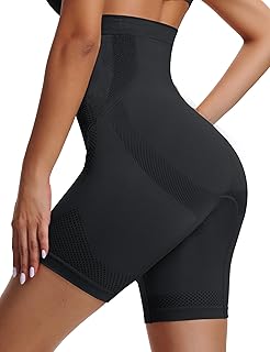 Sarin Mathews Women’s Tummy Control Shapewear Shorts High Waisted Body Shaper for Thigh Slimming Underwear Girdle