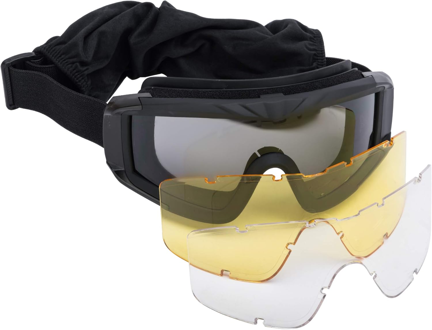 Evike Airsoft - Matrix Tactical Systems ANSI-Rated Ultimate Protective Airsoft Goggles (Color: Black)
