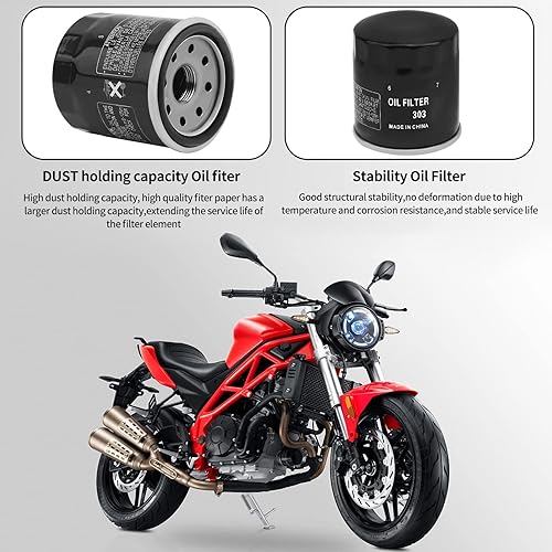 Miniatura 5 de 2520799 3084963 Filtro de aceite para Polaris Sportsman 500 450 400 335, Ranger 400 500, Trail Boss 330 325, Trailblazer 330, Scrambler 500, Magnum