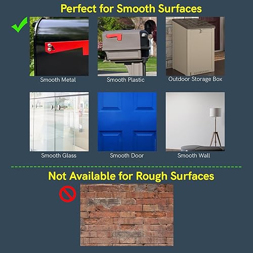 Miniatura 10 de Números autoadhesivos de 1.5 pulgadas para buzón, números de casa, números de buzón reflectante, números de botes de basura, para exteriores, 60