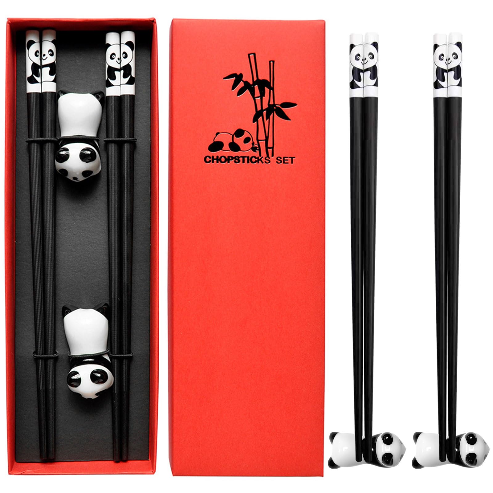 Chopsticks Panda giftset - Japans servies en Japanse cadeau's