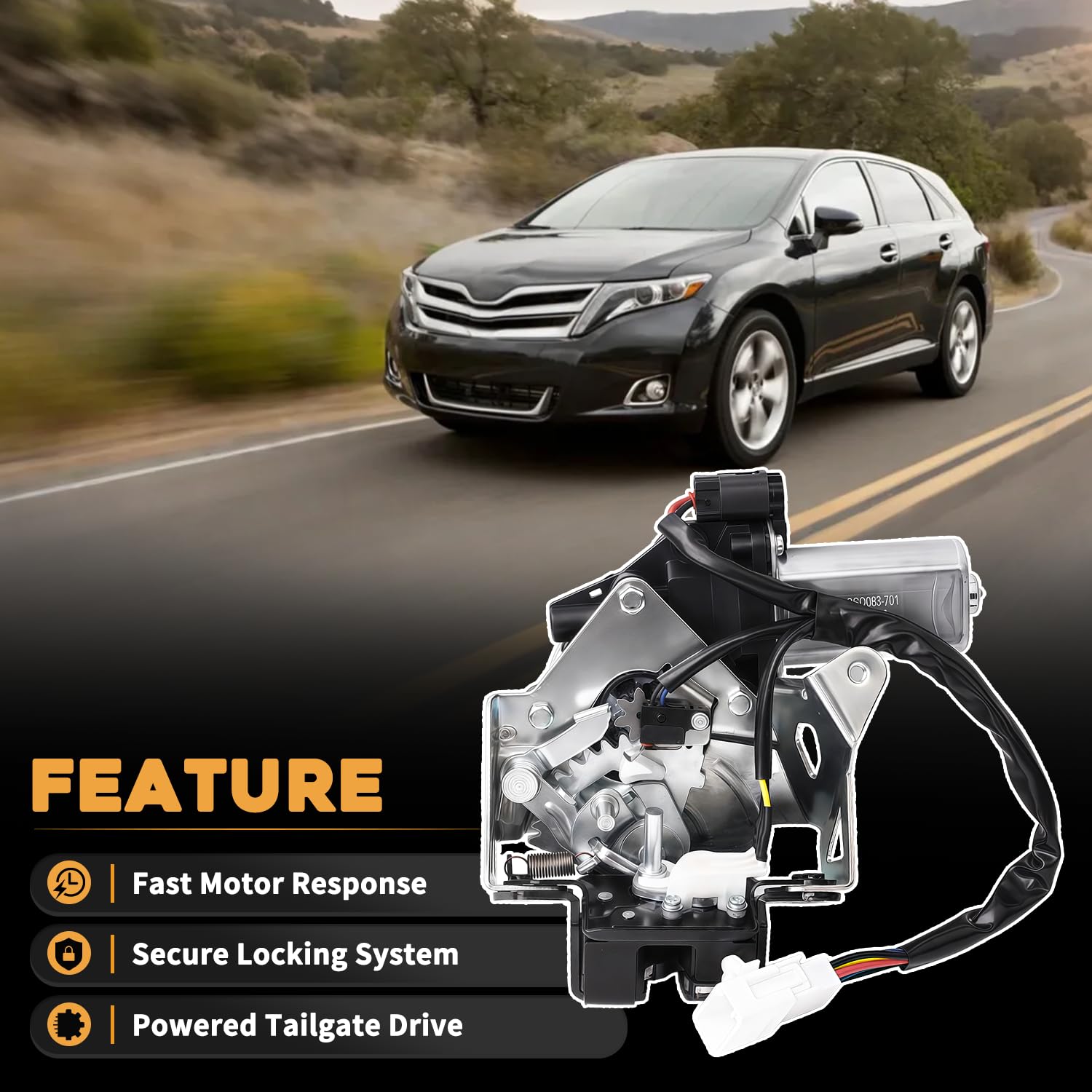 Rear Liftgate Trunk Lock Actuator with Motor Fit for Toyota Venza 2012-2015 Highlander 2011-2019 RAV4 2013-2015 Replaces 69350-0E100 69350-0T010