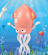 Squid Toy, Moving Dancing Octopus, With LED Music, Dancing Squid, Automatic Obstacle Avoidance, For Kids, USB Rechargeable, Educational Toy, SNS, Healing Squid Toy, Robot! Fluttering Squid