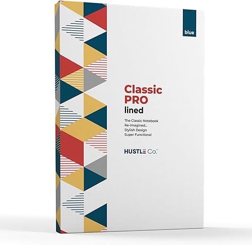 Miniatura 7 de HUSTLE Co. Cuaderno de pasta dura, de rayas, en tamaño A5, de 120 g, para su uso con pluma fuente, con soporte para plumas, bolsillo y listón