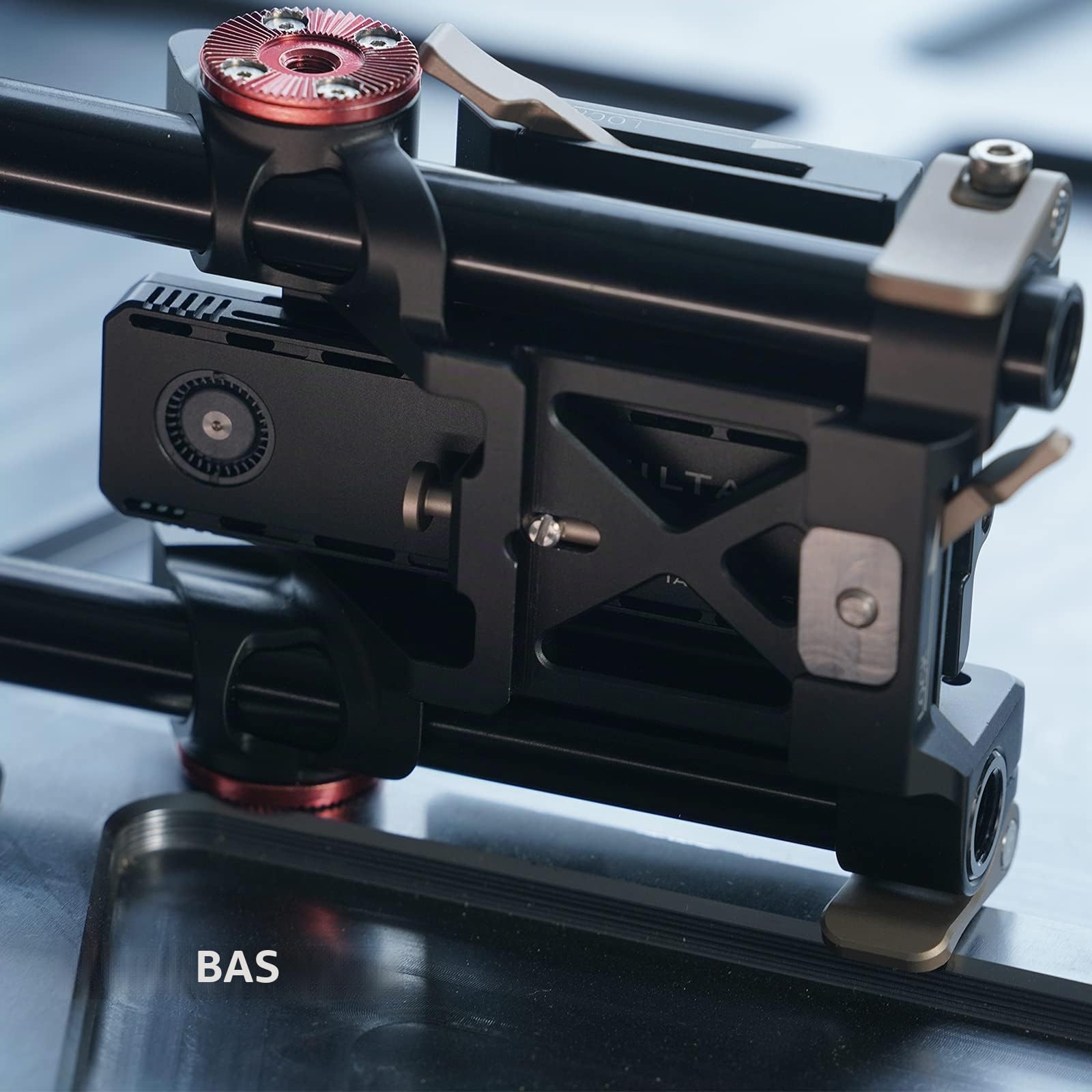 Tilta Tiltaing TA-BSP6-15-B Plaque de base LWS de type VI compatible avec caméra BMPCC 6K Pro Blackmagic Pocket Cinema 6K Pro Rig léger et durable Noir 15 mm