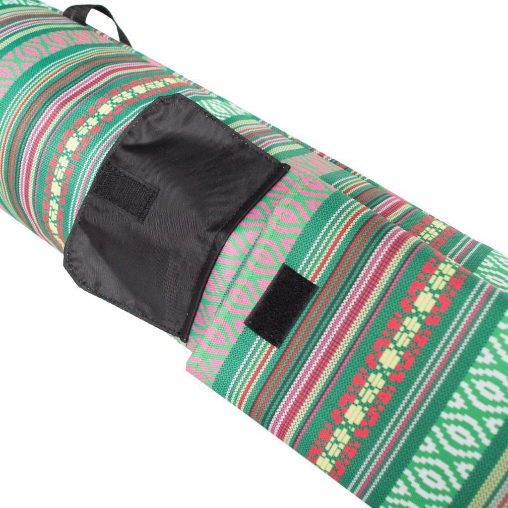 Torba na matę do jogi regulowany pasek na ramię z zamkiem błyskawicznym | materiał Oxford | mata do jogi z brudu, wody | łatwe przenoszenie i przechowywanie | 69 x 20 cm | torba na