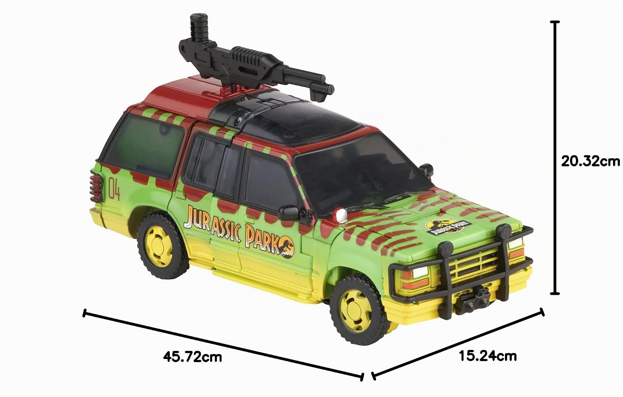 Transformers Generations Collaborative: Jurassic Park Mash-Up Tyrannocon Rex & Autobot JP93 Ages 8 and Up (Amazon Exclusive)