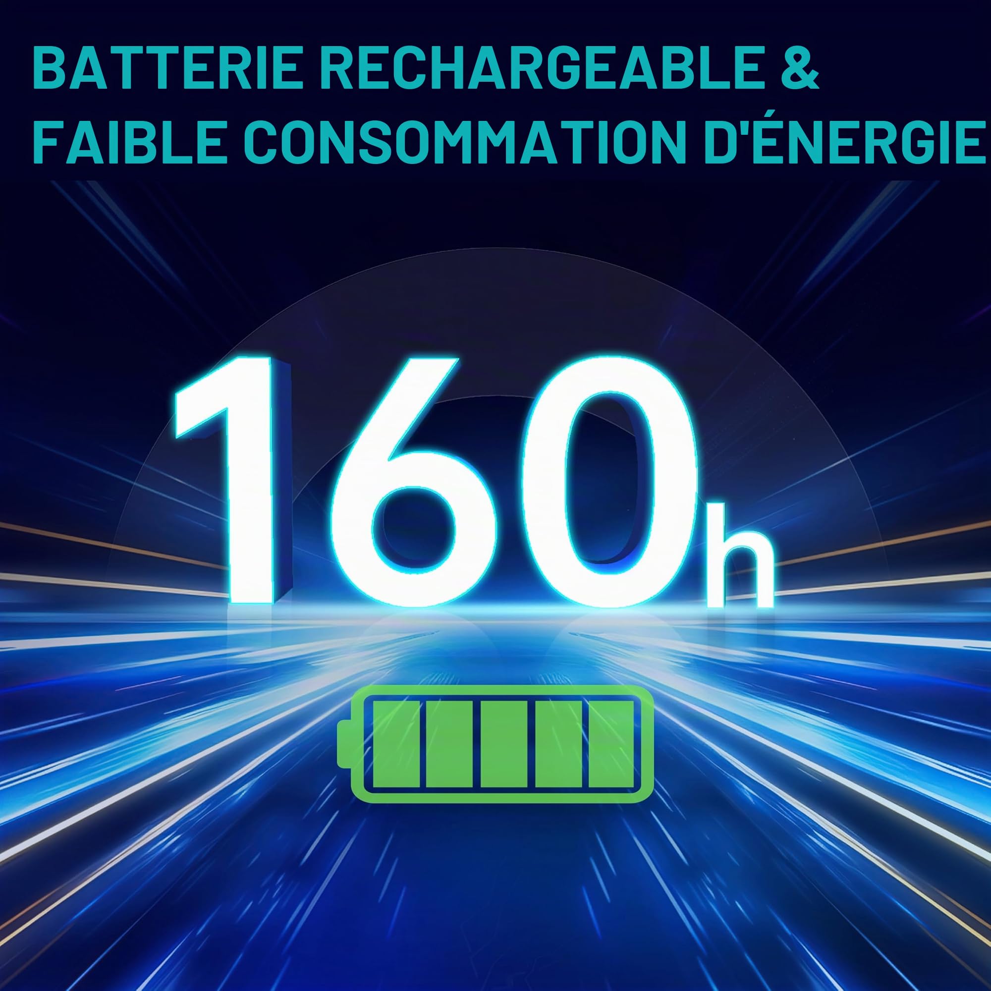 Rapoo VT0PRO Souris de Jeu sans Fil Haute Performance 2,4 GHz avec capteur Optique 26000 DPI accélération 50 G, 650 IPS, jusqu'à 160 h d'autonomie, PC/Mac - Noir