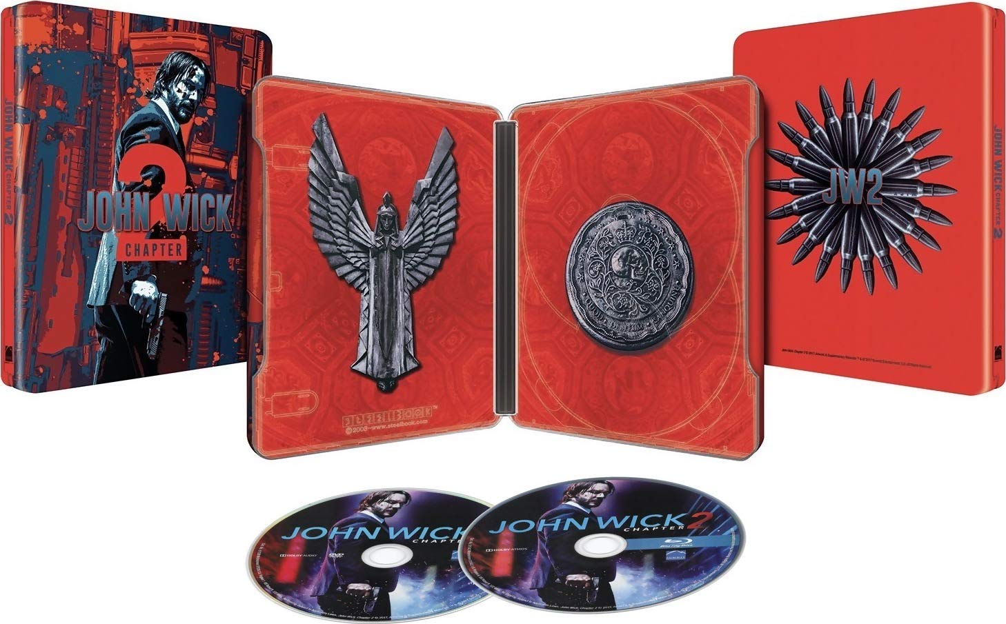 John Wick: Chapter 2 (Limited Edition Steelbook) [Blu-ray + DVD + Digital HD]