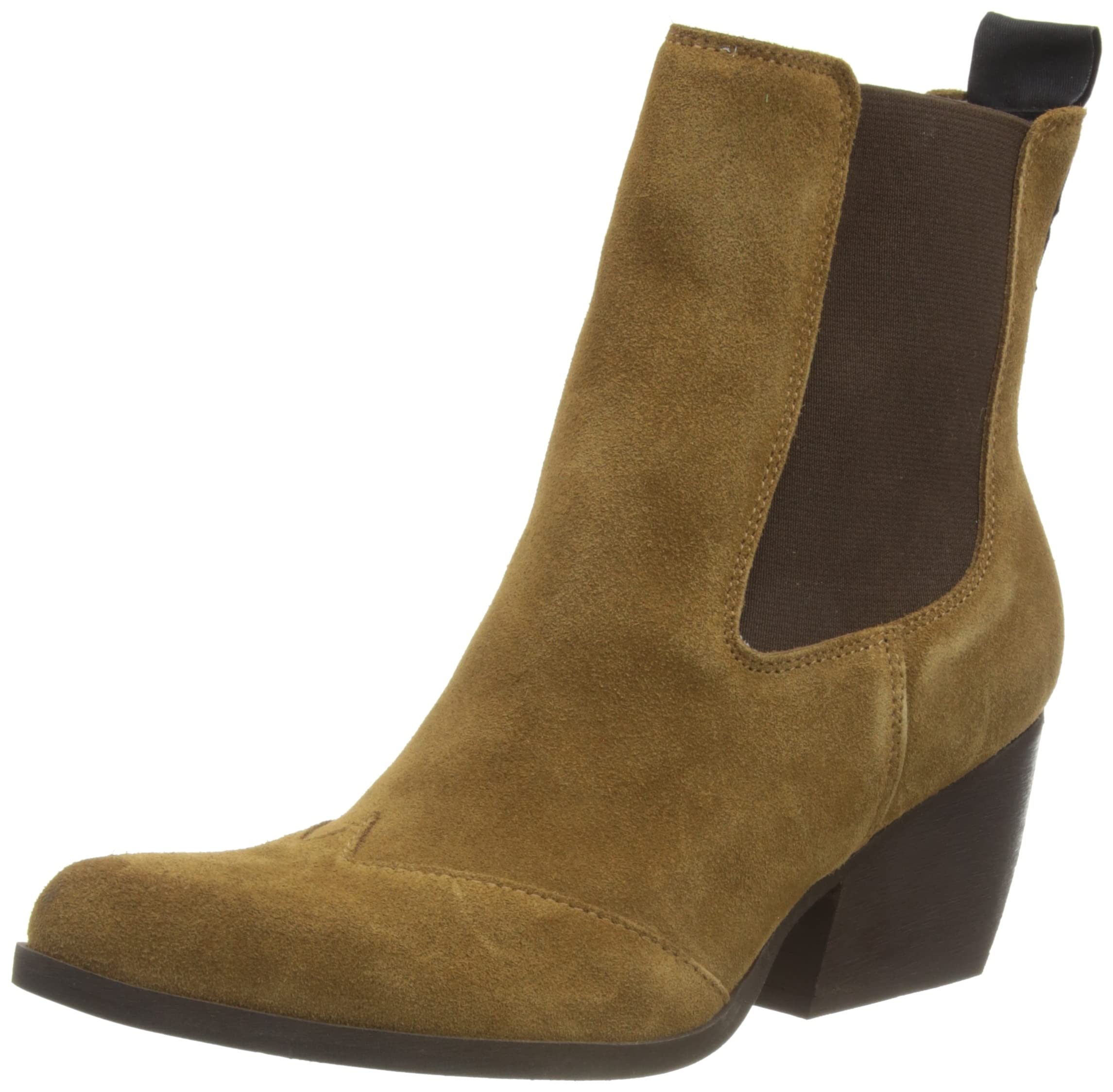 Fly London Women's TORM911FLY Western Boot, Camel, 7 UK