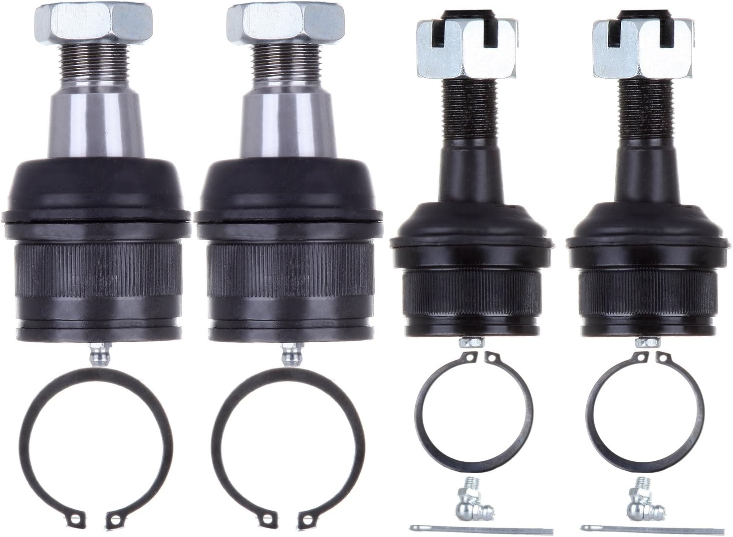 ECCPP 4pcs Front Suspension Kit Lower Upper Ball Joint Fit 1994-1999 For Dodge Ram 2500 3500 4WD 2000-2005 For Ford Excursion 4WD 1999-2019 For F-250 Super Duty 4WD