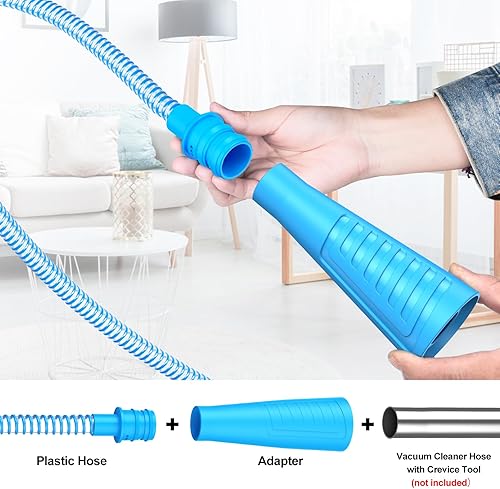 Miniatura 4 de Sealegend V2 Kit limpiador para la ventilación de la secadora accesorio para manguera de vacío cepillo removedor de pelusas potente manguera de