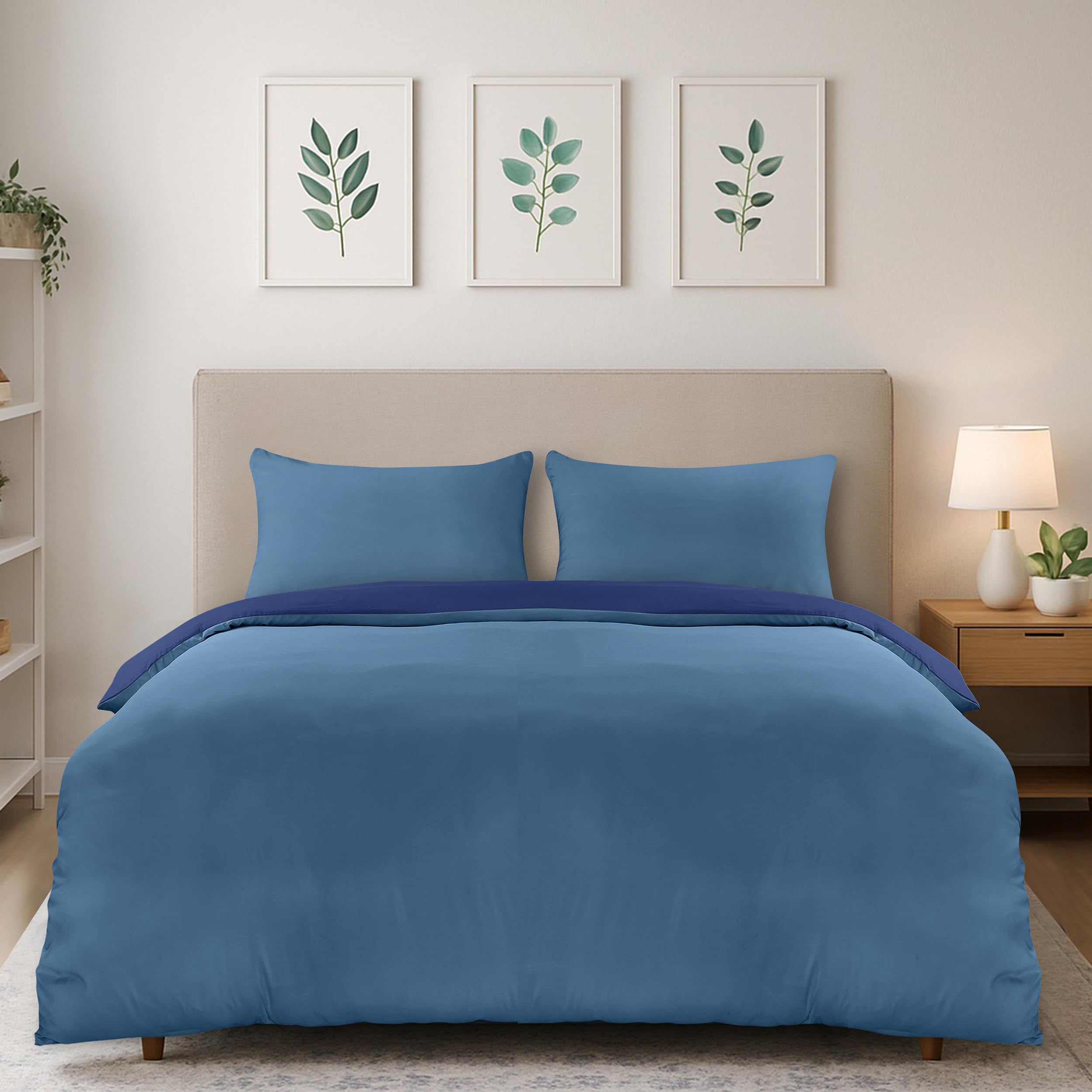Utopia Bedding Duvet Cover Double - Soft Microfibre Polyester - Bedding Quilt Cover Set, with Pillow cases (Grey) — view 15