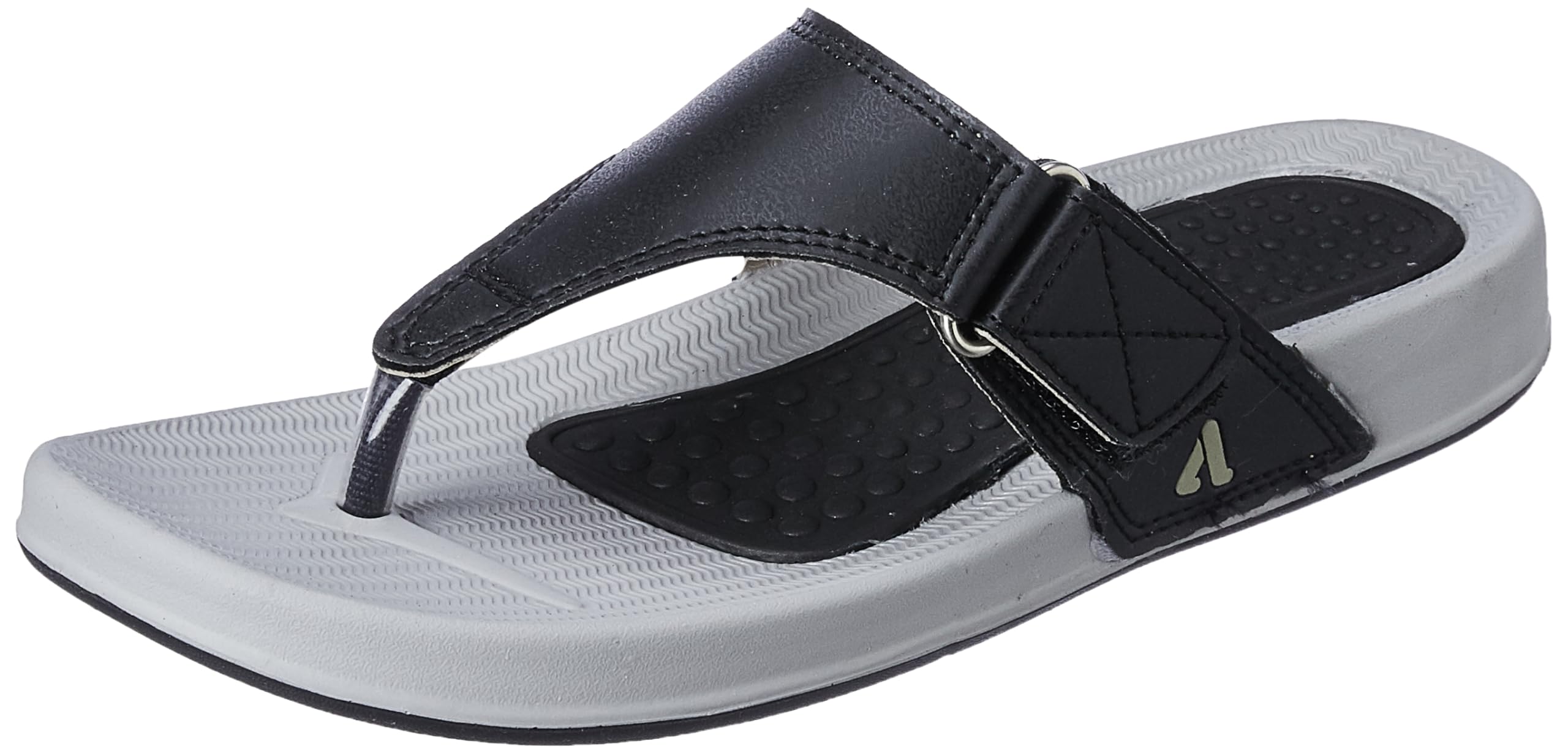 Aqualite Women FFD-103 Slipper, Black/L.Grey, 6 UK/India (B0D9612T4V) Amazon Price History, Amazon Price Tracker