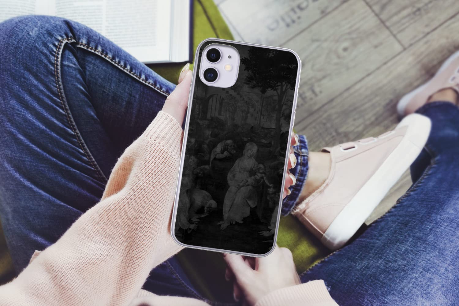 Funda para iPhone 11 - Adoración de los Reyes Magos - Leonardo da Vinci - Funda de Silicona/Funda Blanda para teléfono móvil