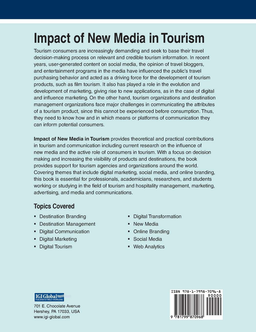 Impact of New Media in Tourism