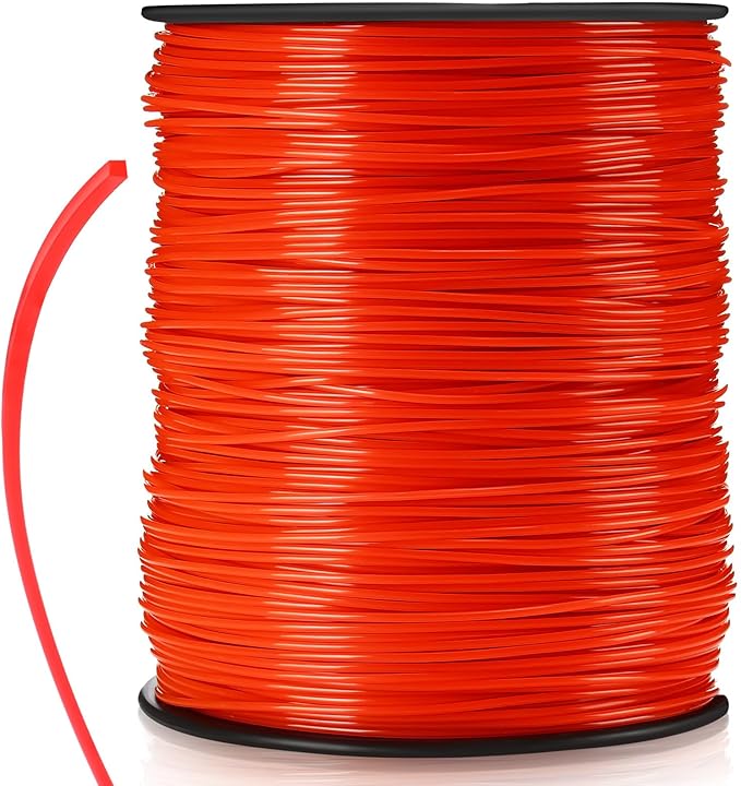 Hiboom 2001 ft Square Trimmer Line. 095 Inch String Trimmer