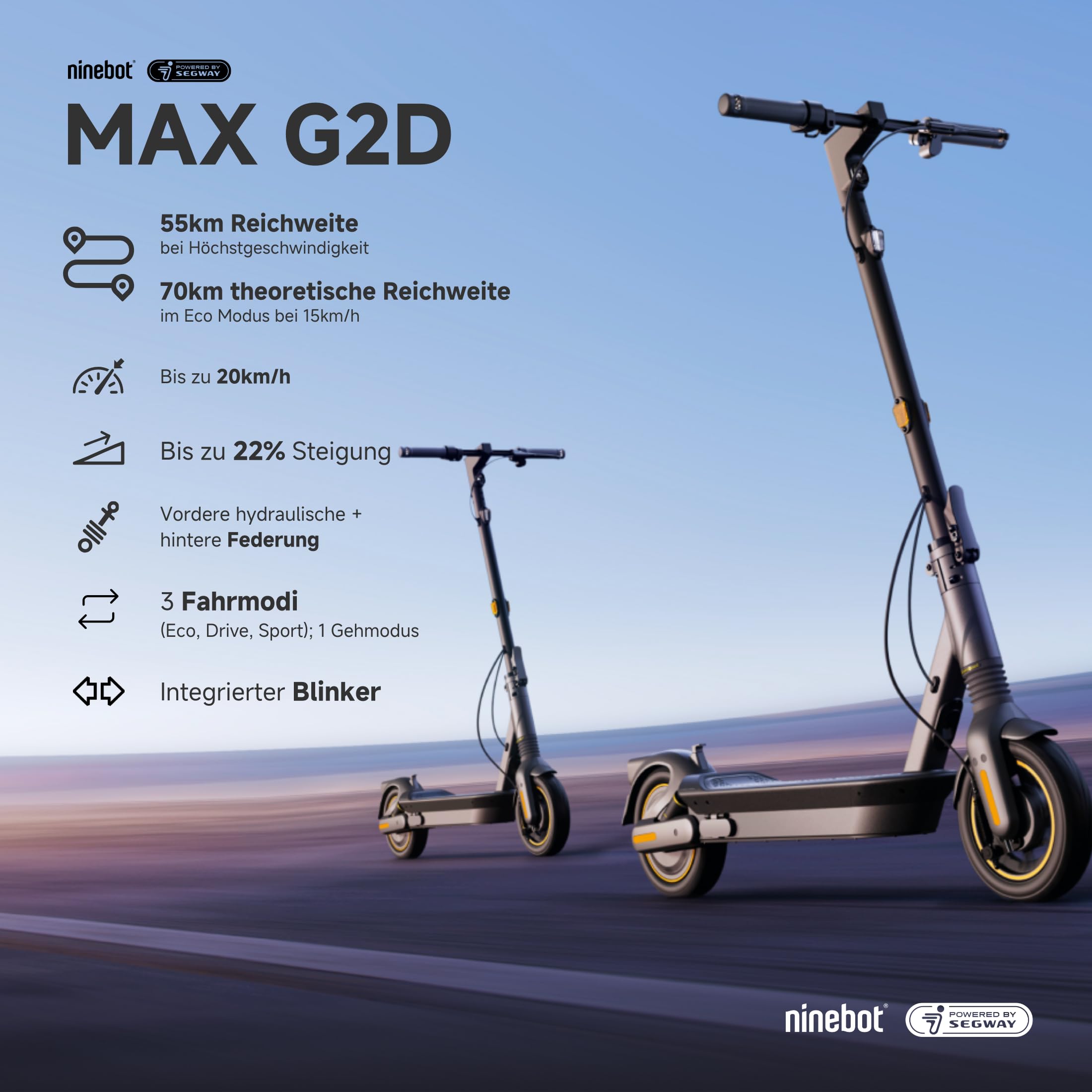 KickScooter Max G2 D, Ninebot KickScooter Max G2 D