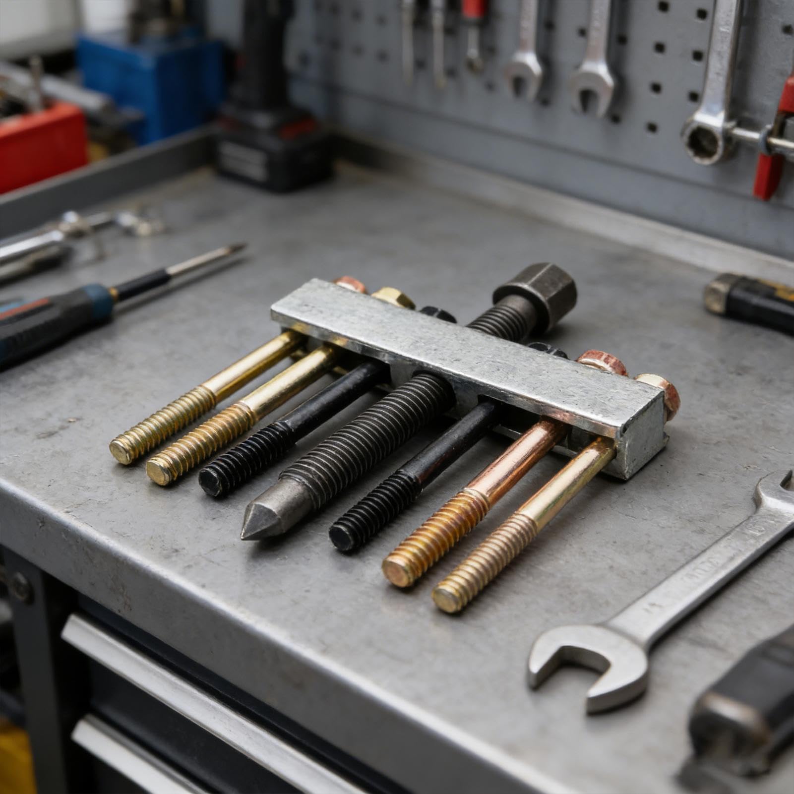 Kit Extracteur de Volant de Direction - Outil de Démontage Antidérapant Renforcé | Dispositif d'Extraction pour Volant et Frein - Pour Camion SUV Berline Véhicule Automobile Pompe À Eau AC Engrenage F
