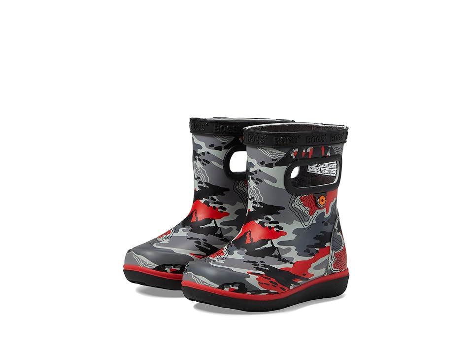 UPC 603246205330 product image for Bogs Kids Skipper II Topo Camo (Toddler/Little Kid) Kids Shoes Black : 7 Toddler | upcitemdb.com