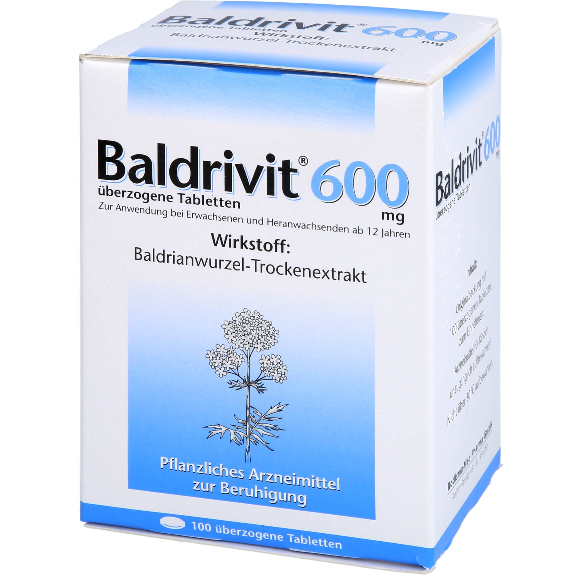 600 mg überzogene Tabletten 100 St
