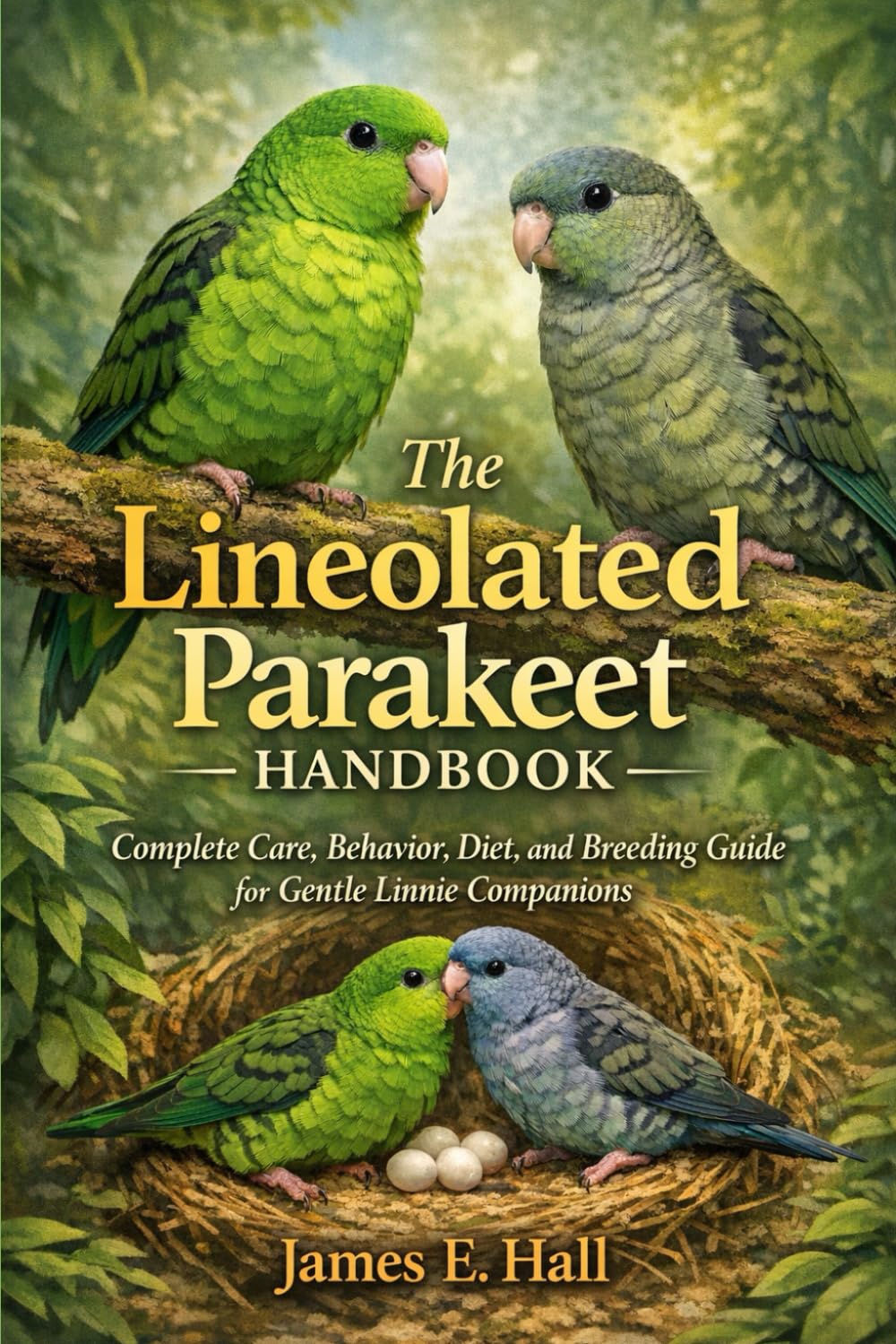 The Lineolated Parakeet Handbook: Complete Care, Behavior, Diet, and Breeding Guide for Gentle Linnie Companions