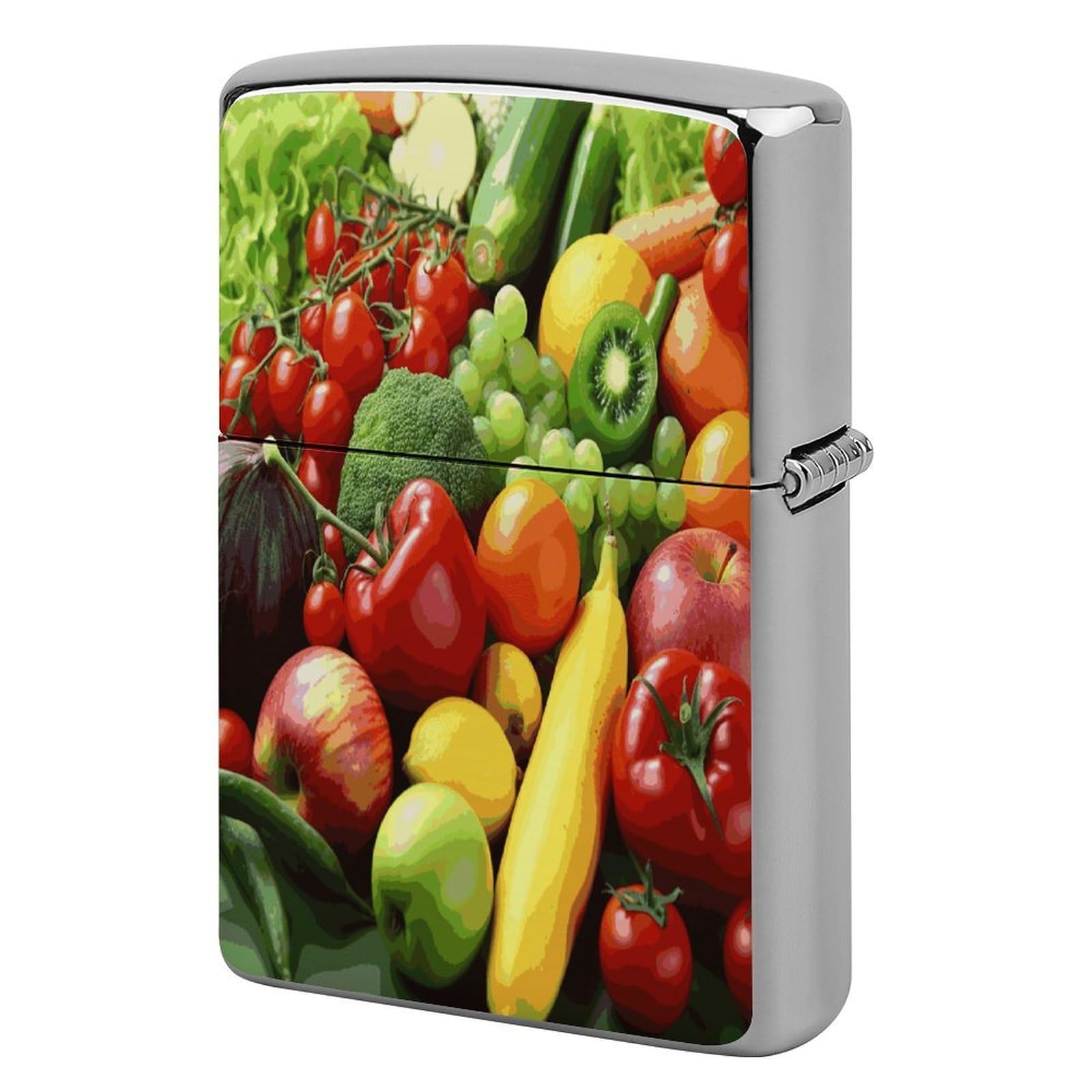 Fekiloot Style Fresh Vegetables Fruits Lighter Case Cover Lighter Holder