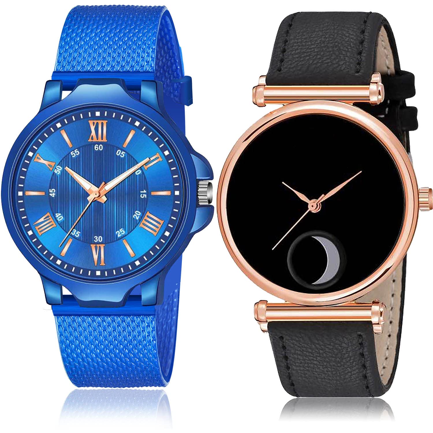 NEUTRON 3D Design Casual and Casual Royal Analog Black Color Dial Boys Watch - BRM37-BCPL29 (Pack of 2)