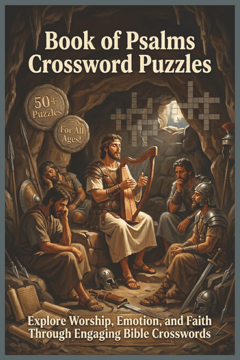Book of Psalms Crossword Puzzles | 50+ Puzzles | For All Ages!: Explore Worship, Emotion, and Faith Through Engaging Bible Crosswords
