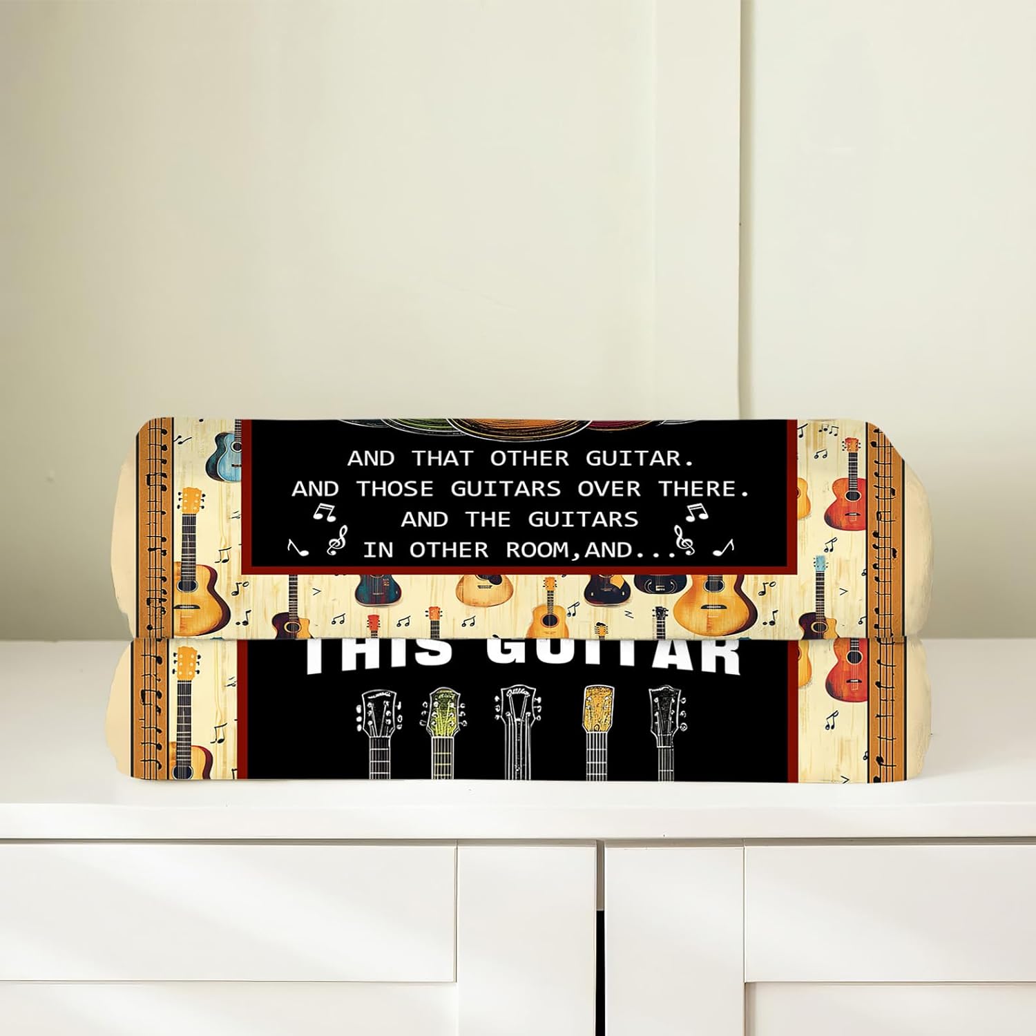 Guitar Blanket, Music Guitar Throw Blanket Gifts Blankets Stuff Fleece Flannel Plush for Girls Women Men Boys Lovers Adults Soft Bedding Gift for Sofa Bed Office Home Decor 40"X50" - Image 7