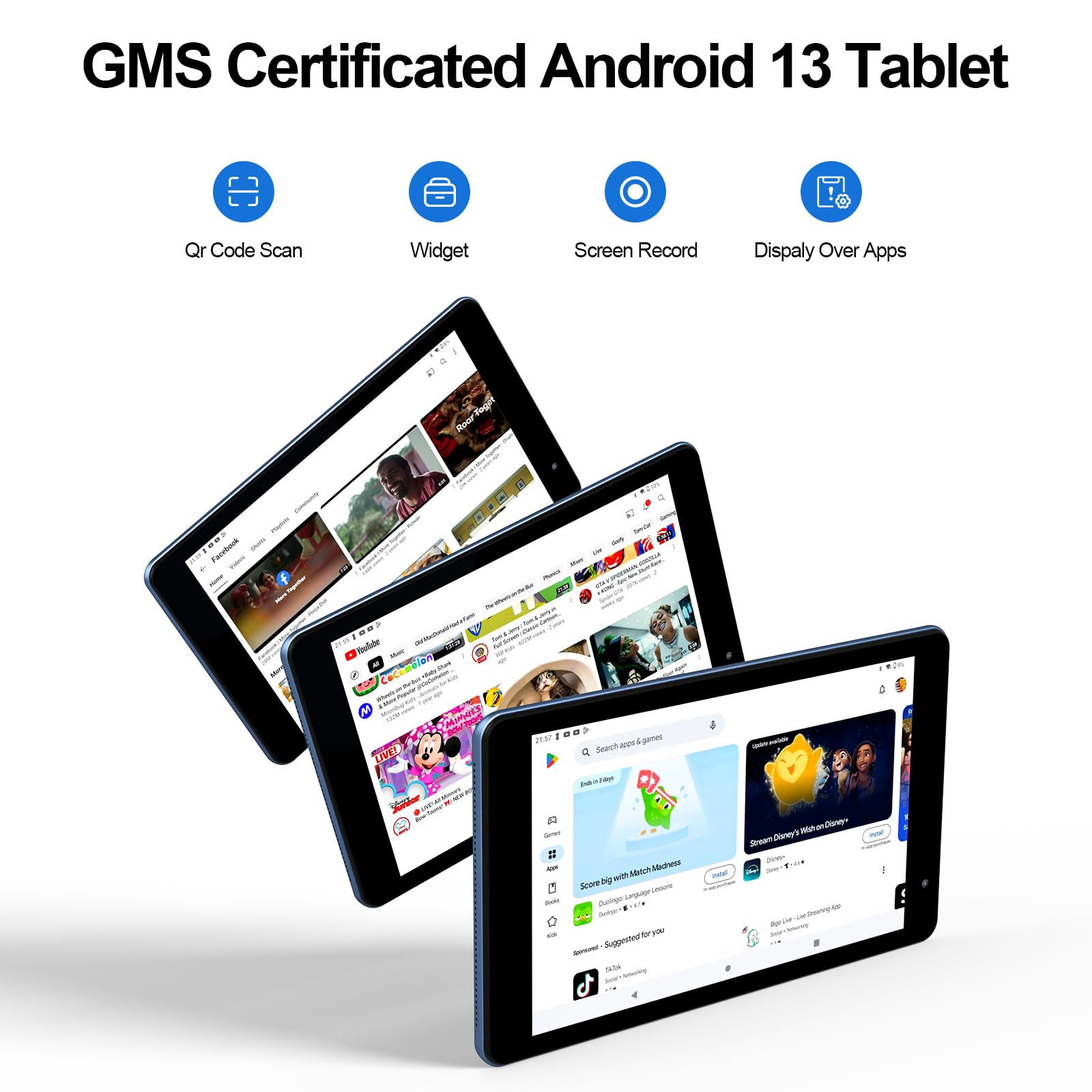 Amazon.com : PRITOM TAB8 8 inch Tablet - Android 13 Tablet, Octa