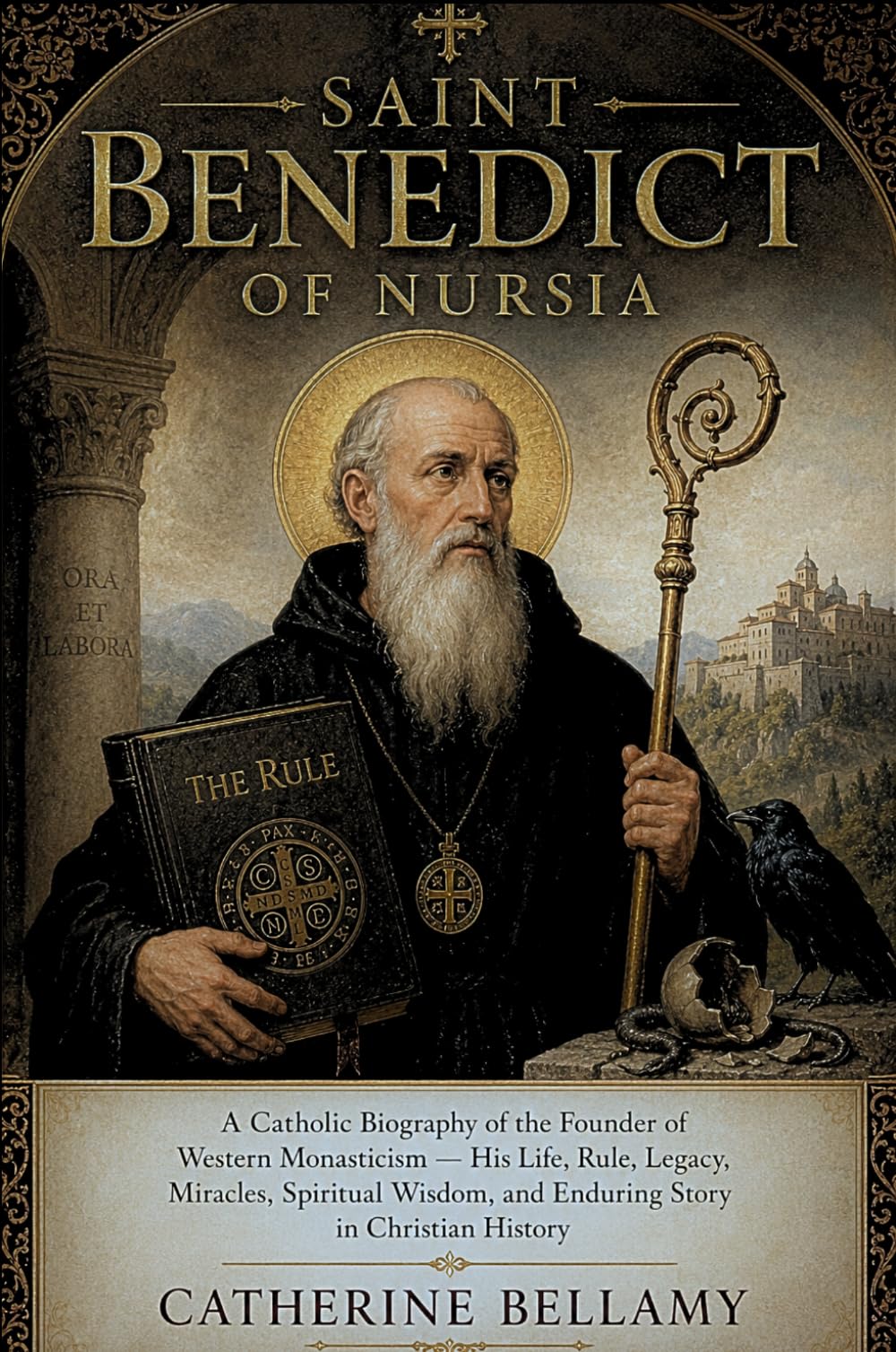 SAINT BENEDICT OF NURSIA: A Catholic Biography of the Founder of Western Monasticism — His Life, Rule, Legacy, Miracles, Spiritual Wisdom, and Enduring Story in Christian History