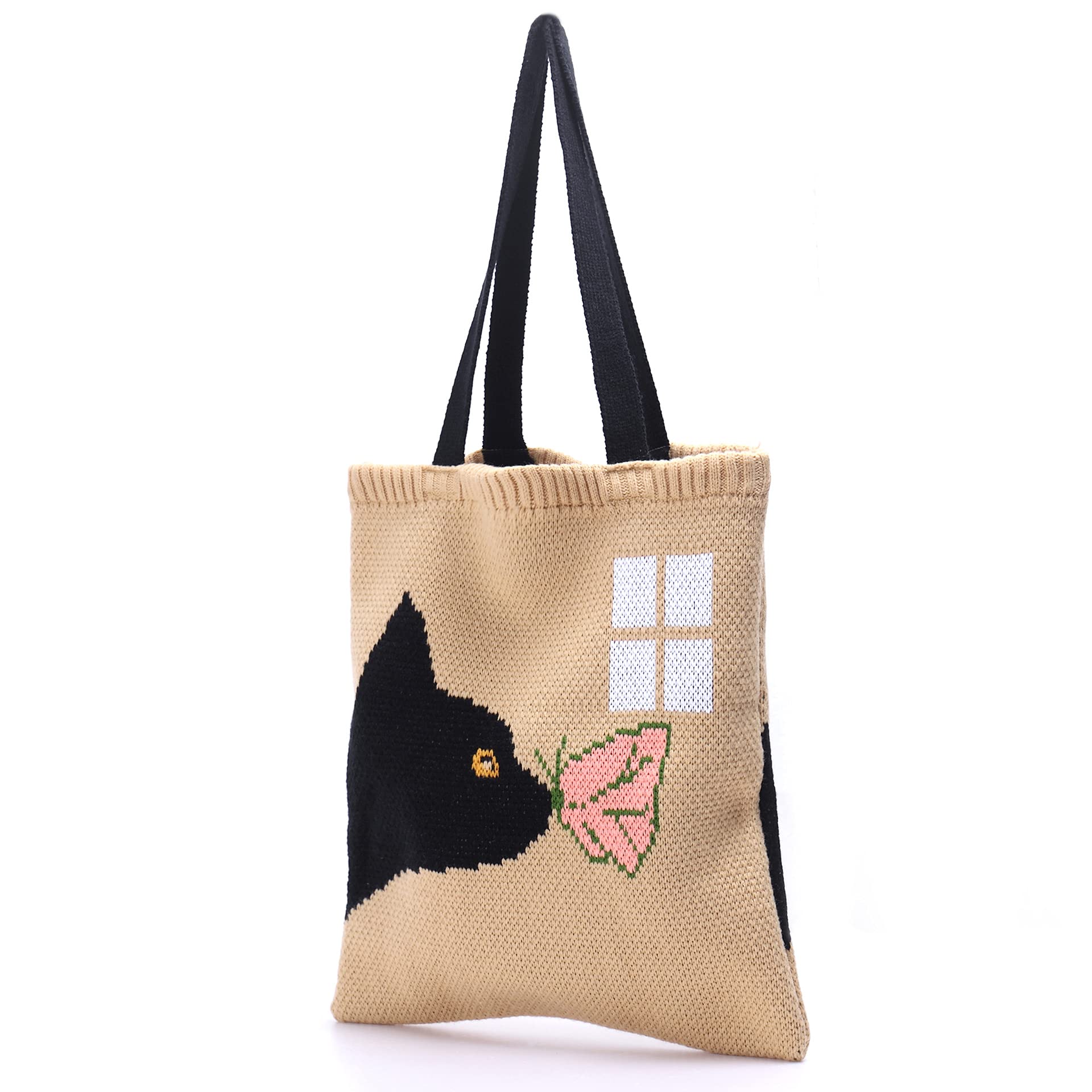 L-LAN- Knitted Tote Bag for Women