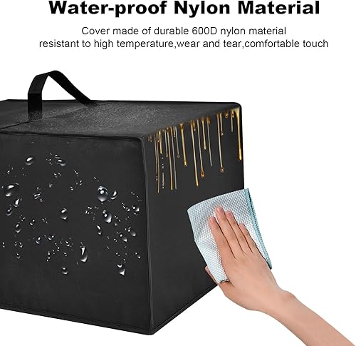 Miniatura 4 de Cubierta para horno de freidora de aire, tapa de nailon resistente al calor, funda protectora a prueba de polvo para freidora de aire Chefman 10L