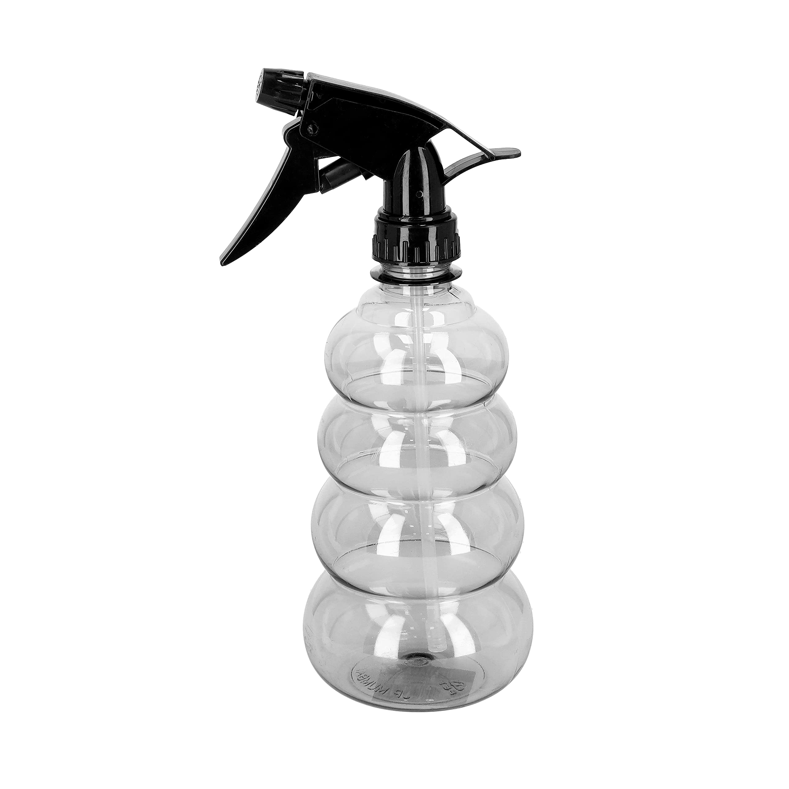 Delcasa 500ML Spray Bottle - Portable Bottle Water Mist Stream Liquid Container Leak Proof Trigger Sprayer | Transparent Body | Ideal For Salon, Tattooing, Hairdressing, Gardening