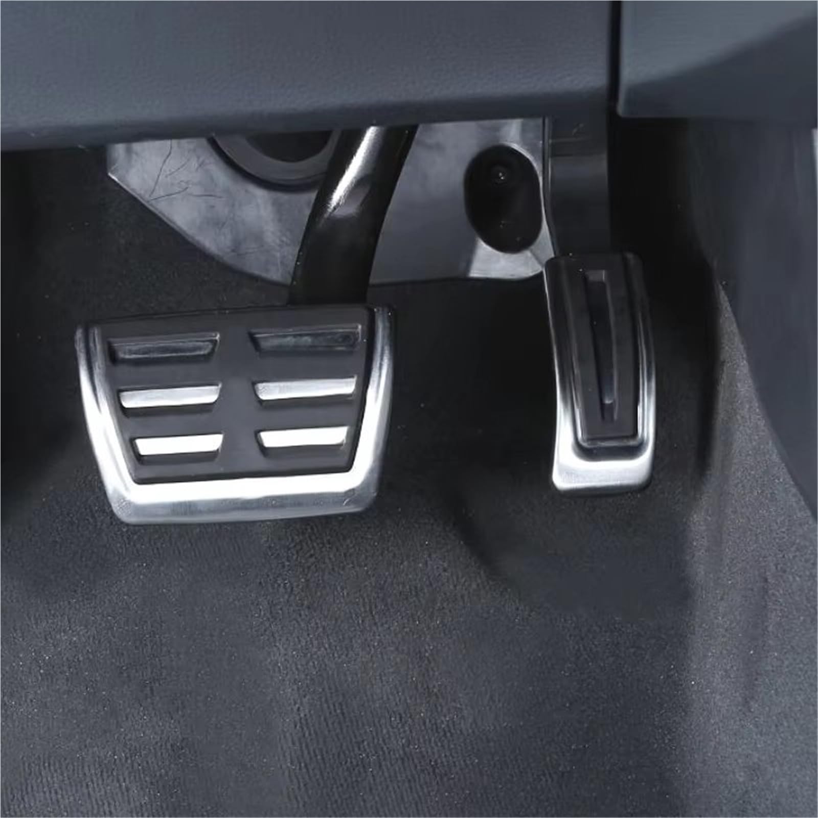 Pedali Auto Copripedale Acceleratore Gas Carburante Freno Poggiapiedi Pedale Morto Pad Kit Set CON GUIDA SINISTRA Nessuna Foratura AT Per A6 2019 2020 Pedaliera Auto