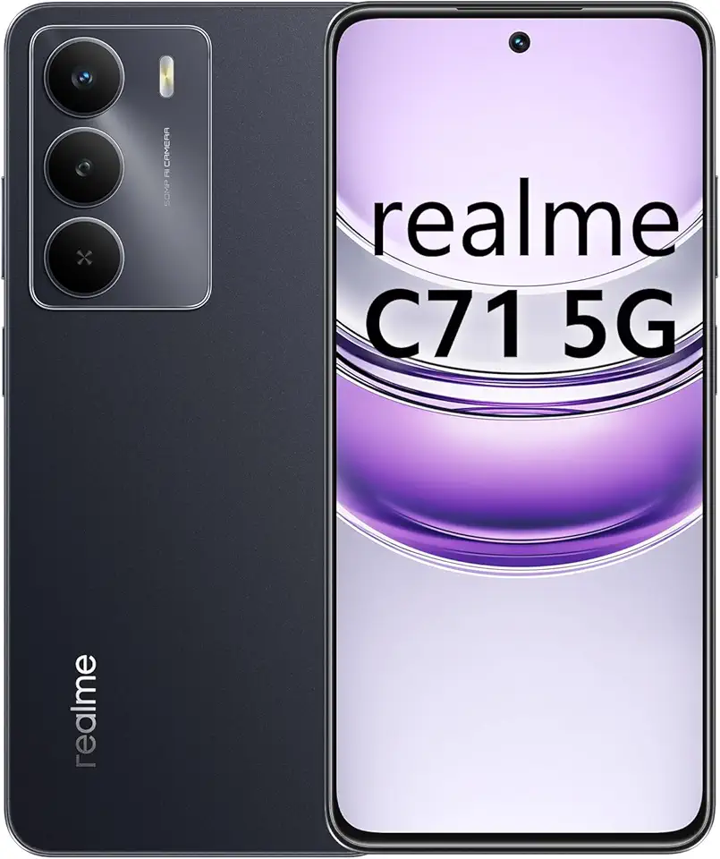 Celular Realme C71 Dual SIM 8GB RAM 256GB Com NFC Black