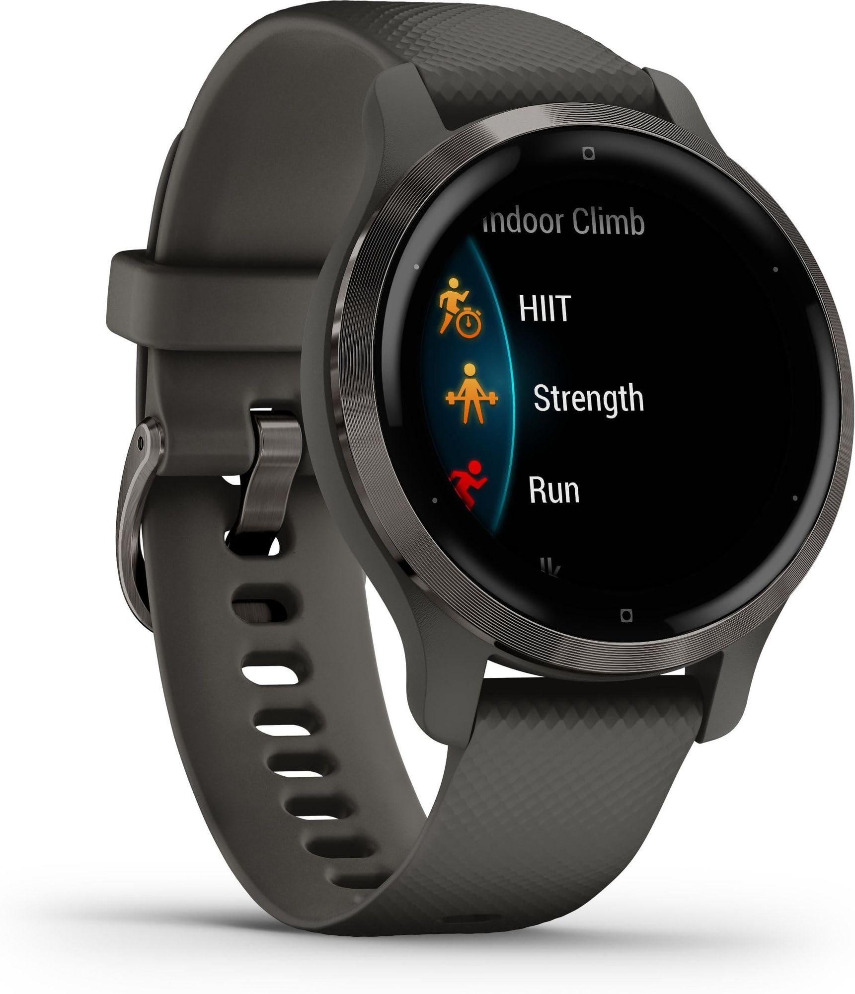 Garmin Venu 2S Reloj inteligente con GPS, música y deportes, Gris Pizarra