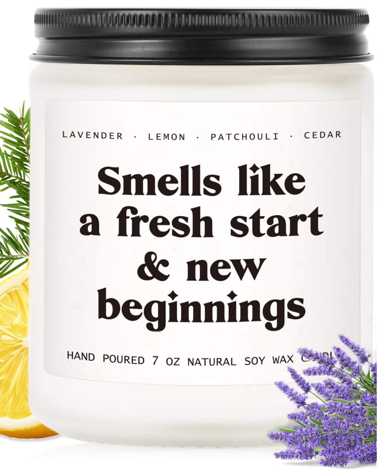 Vivajoy Women's New Beginning-11 New Beginnings Gifts For - New Job Gifts,Congratulations Gift,Inspirational Gift For ,Lavender Scented Candles For Work Colleagues,Student,Friend,Cowerker