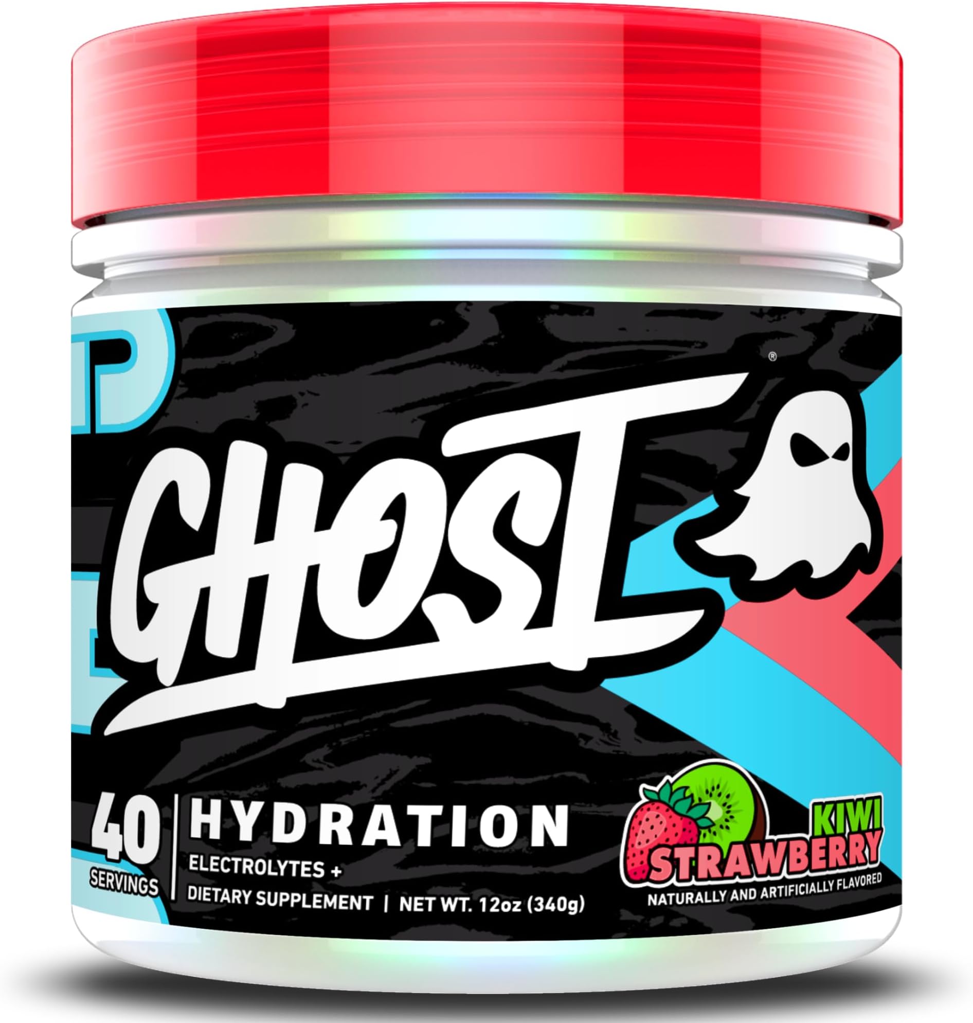 Hydration, Kiwi Strawberry, 40 Serv, Electrolyte Powder - Drink Mix Supplement with Magnesium, Potassium, Calcium, Vitamin C & Taurine for Energy & Endurance - Vegan, Free of Soy, Sugar & Gluten