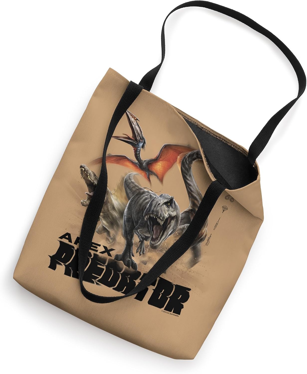 Jurassic World Rebirth Apex Predators Charging Tote Bag